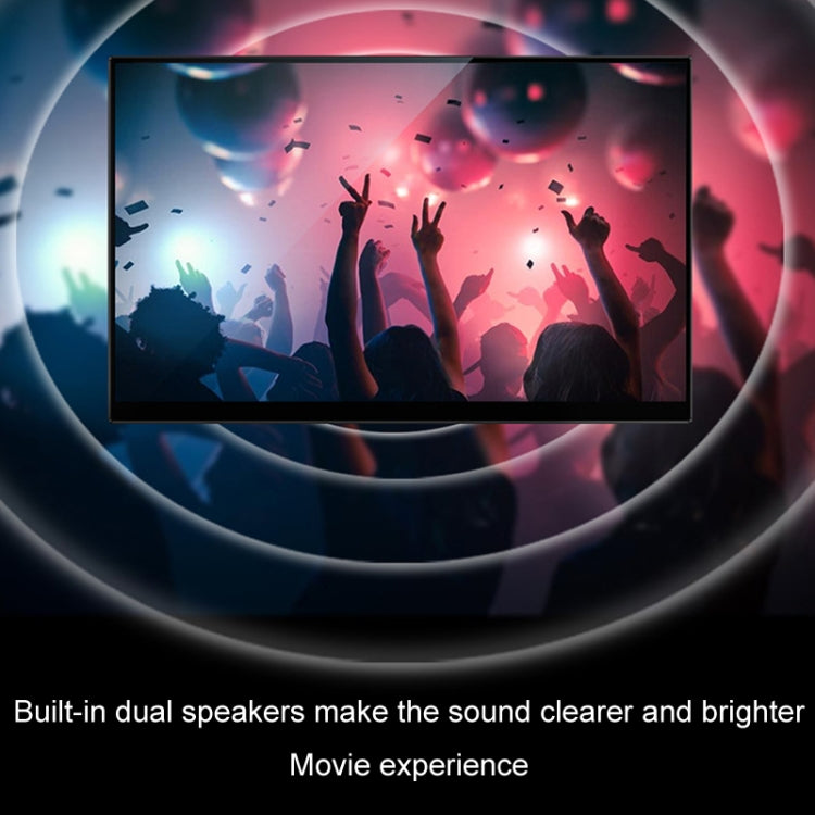 15.6 inch Ordinary Version 4K Portable External Extended Screen Display For Switch/PS5/Mobile Phone/Computer(UK Plug) - LCD Monitors by PMc TechLife | Online Shopping South Africa | PMc TechLife | Buy Now Pay Later Mobicred