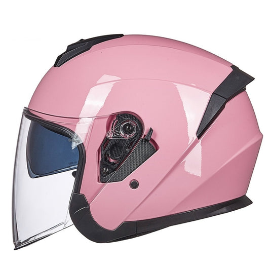 GXT Electric Vehicle Four Seasons Sun Protection & Windshield Double Lens Helmet, Size: M(Light Pink) - Helmets by GXT | Online Shopping South Africa | PMC Jewellery | Buy Now Pay Later Mobicred