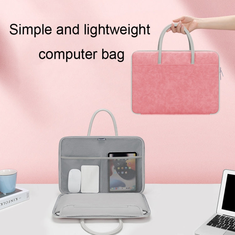 BUBM 14 Inch Full Open Laptop Bag(Pink) - free shipping - PMC Jewellery - Order now!