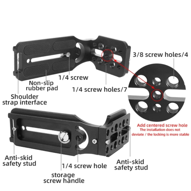 BEXIN  L130-50C Camera Quick Release Plate L-shaped Vertical Board - L-Bracket by BEXIN | Online Shopping South Africa | PMC TechLife | Buy Now Pay Later Mobicred