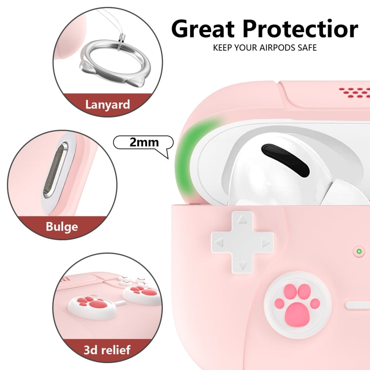 For AirPods 3 Earphone Silicone Protective Case Cat Claw Cover(Light Purple) - For AirPods 3 by PMC Jewellery | Online Shopping South Africa | PMC Jewellery | Buy Now Pay Later Mobicred