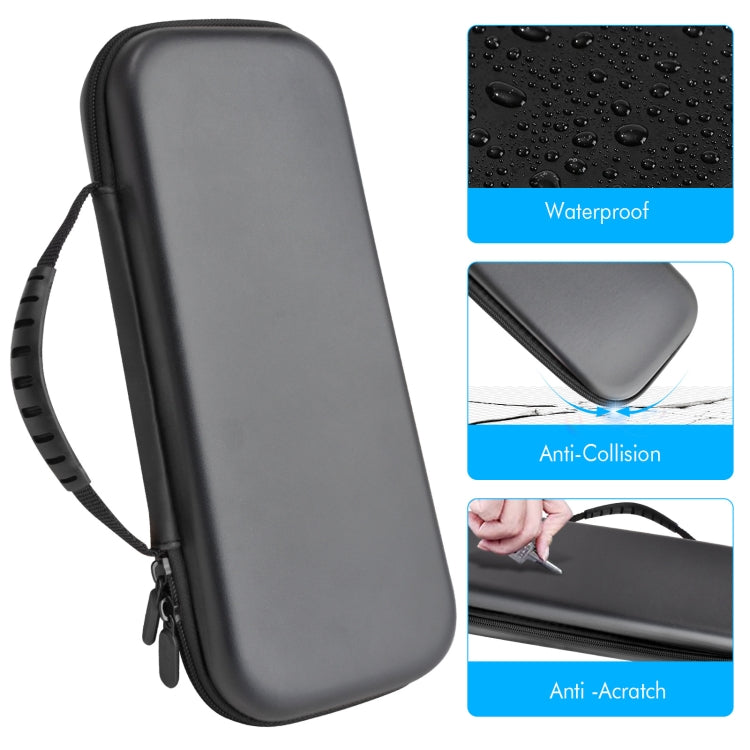 For ASUS ROG Ally Game Console EVA Leather Grain Handbag Clutch Protective Bag(White) - Accessories by PMC TechLife | Online Shopping South Africa | PMC TechLife