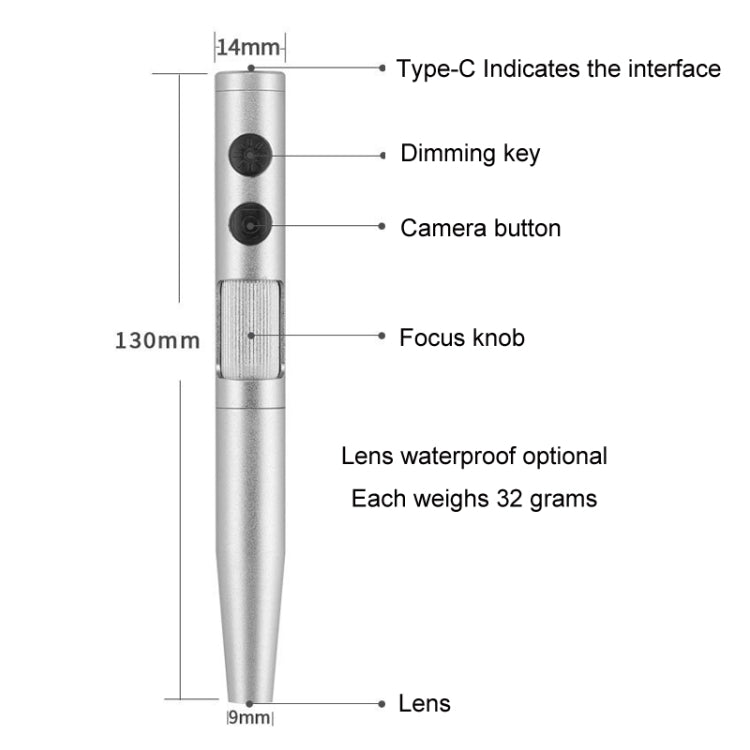 5 Million Digital Electron Microscope Magnifying Dermatoscope, Specification: B008 Waterproof+Z008 High Low Lifting Racks - free shipping - PMC Jewellery - Order now!