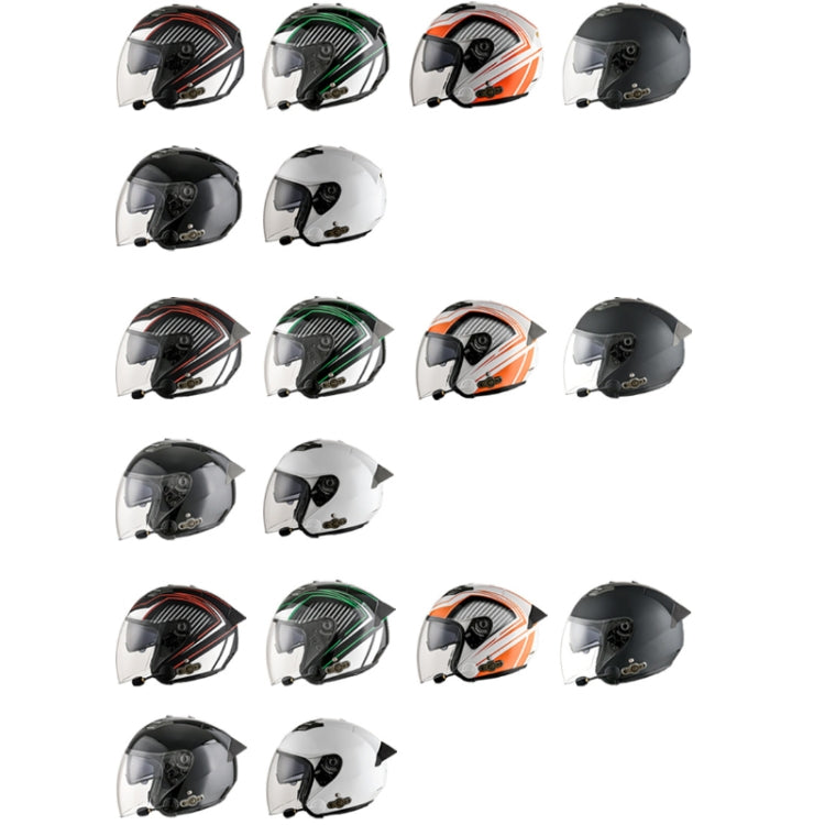 KUQIBAO Motorcycle Smart Bluetooth Sun Protection Double Lens Safety Helmet, Size: XXL(Bright Black Phantom Fiber+Gray Tail) - Helmets by KUQIBAO | Online Shopping South Africa | PMC Jewellery | Buy Now Pay Later Mobicred