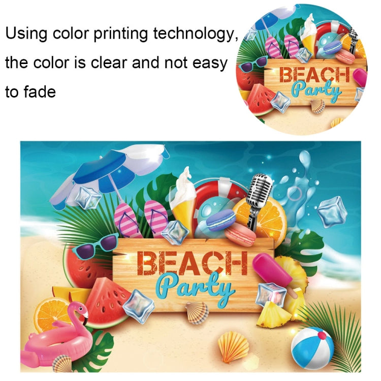 80x120cm Summer Pool Party Decoration Backdrop Swimming Ring Photography Background Cloth(11418495) - Other by PMC Jewellery | Online Shopping South Africa | PMC Jewellery