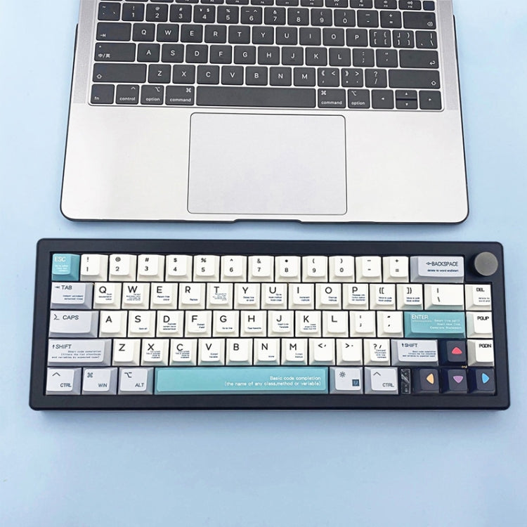 67 Keys Three-mode Customized DIY With Knob Mechanical Keyboard Kit Supports Hot Plug RGB Backlight, Color: Claret - free shipping - PMC Jewellery - Order now!