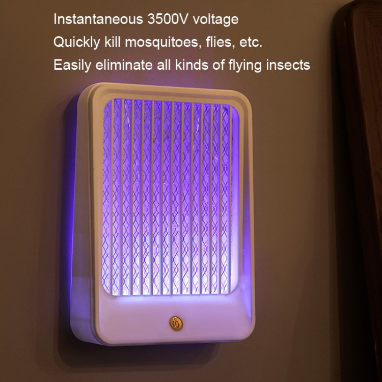 Household USB Wall Mounted Mosquito Killer Lamp, Style: Plug-in Model White - Repellents by PMC Jewellery | Online Shopping South Africa | PMC Jewellery | Buy Now Pay Later Mobicred