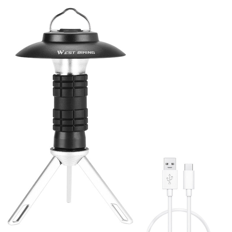 WEST BIKING Outdoor Lighthouse Camping Light LED Portable Magnetic Emergency Flashlight(Black) - Camping Lighting by WEST BIKING | Online Shopping South Africa | PMC TechLife | Buy Now Pay Later Mobicred