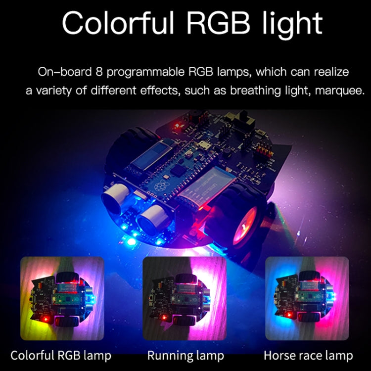 Yahboom Python Programming Smart Car Development Board Kit For Raspberry Pi Pico(Pico Robot) - free shipping - PMC Jewellery - Order now!