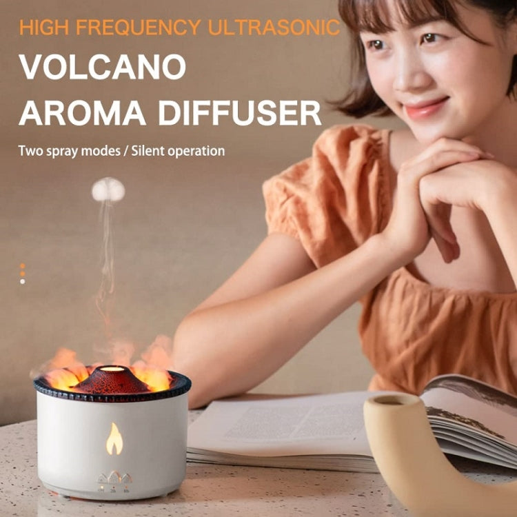 Volcanic Essential Oil Aroma Diffuser Ultrasonic Air Humidifier, Model: Full Split Remote Control(UK Plug) - free shipping - PMC TechLife - Order now!