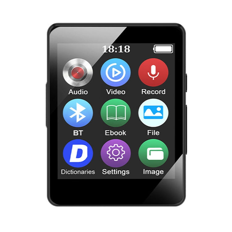 MP3 Music Player Bluetooth 5.0 Ebook Recorder MP4 Walkman 16GB(Black) - free shipping - PMC Jewellery - Order now!