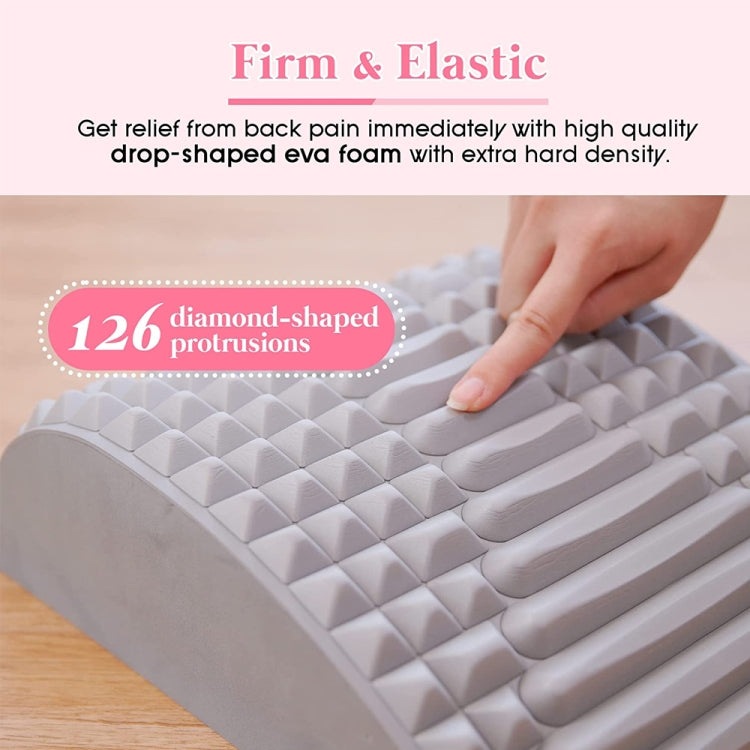 Lumbar Relaxing Massager Spinal Corrective Stretch Exercise Aid, Specification: Color Matching (Pink) - free shipping - PMC TechLife - Order now!
