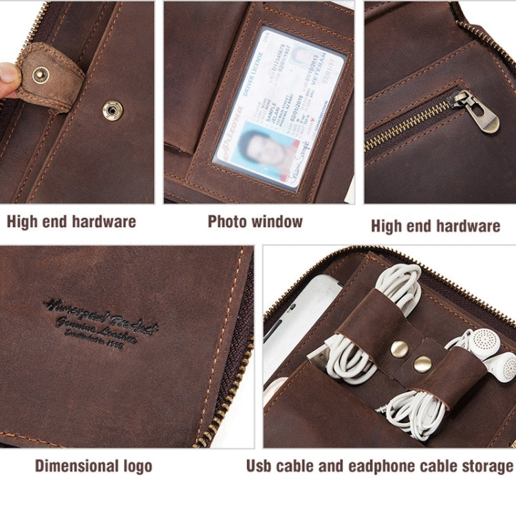 HUMERPAUL Tablet Protective Leather Case Handbag Business Leather Computer Bag(Black) - free shipping - PMc TechLife - Order now!