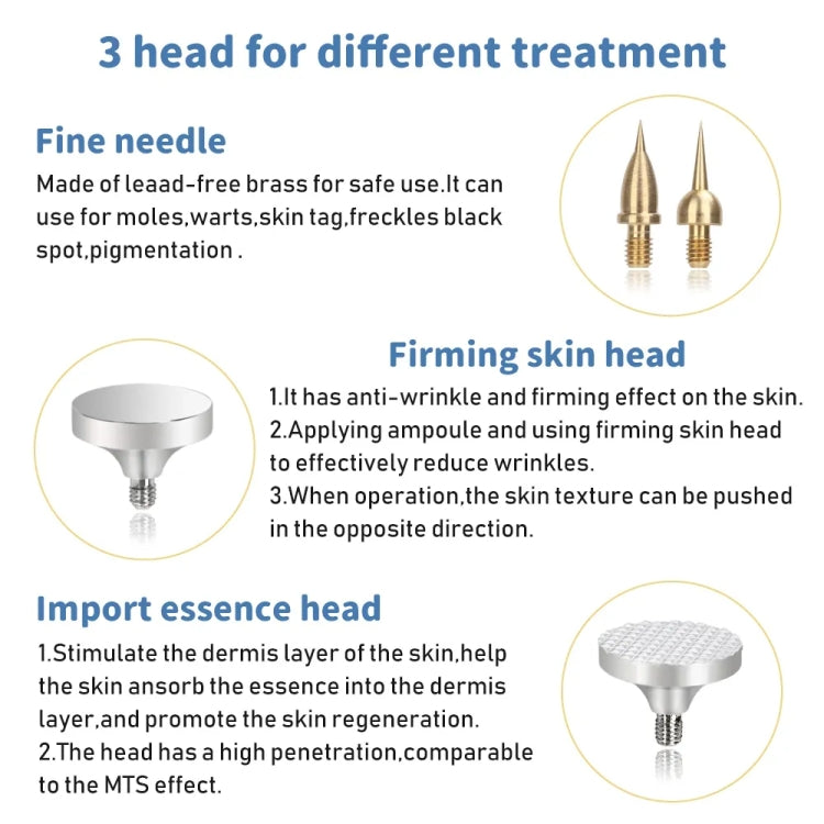 Spot Mole Pen Spot Removal Instrument Home Beauty Instrument, Spec: Plug-in Model EU(White) - free shipping - PMC TechLife - Order now!