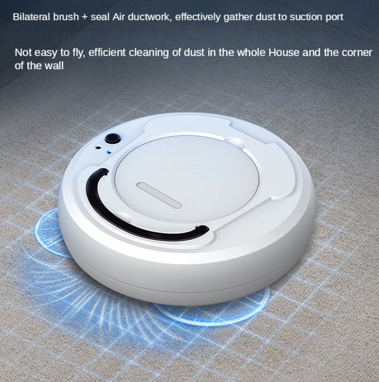 3-in-1 1800pa Smart Cleaning Robot Rechargeable Auto Robotic Vacuum Dry Wet Mopping Cleaner(White) - Robot Vacuum Cleaner by PMC Jewellery | Online Shopping South Africa | PMC Jewellery | Buy Now Pay Later Mobicred