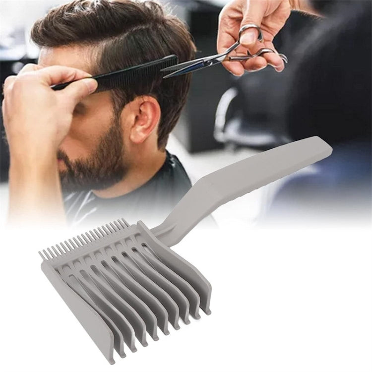 Flat Top Guide Comb Double Ended Hair Cutting Comb Cut Haircut Accessories(Gray) - Hair Trimmer by PMC Jewellery | Online Shopping South Africa | PMC Jewellery