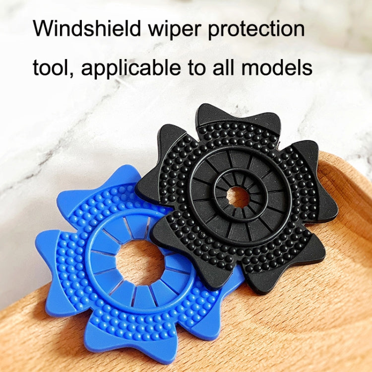 4sets Car Universal Wiper Hole Protective Cover PVC Dustproof Snowproof Wiper Pad(Black Small Hole) - free shipping - PMC TechLife - Order now!