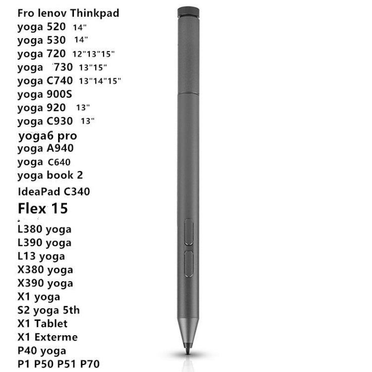 For Lenovo MIIX 520 YOGA 530 720 930 Bluetooth Stylus 4096 Pressure Sensitivity - Stylus Pen by PMC Jewellery | Online Shopping South Africa | PMC Jewellery