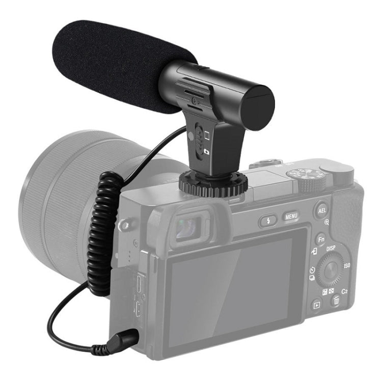 Video Recording Live Camera Mobile Conference Recording Microphone(Black) - Microphone by PMC TechLife | Online Shopping South Africa | PMC TechLife | Buy Now Pay Later Mobicred