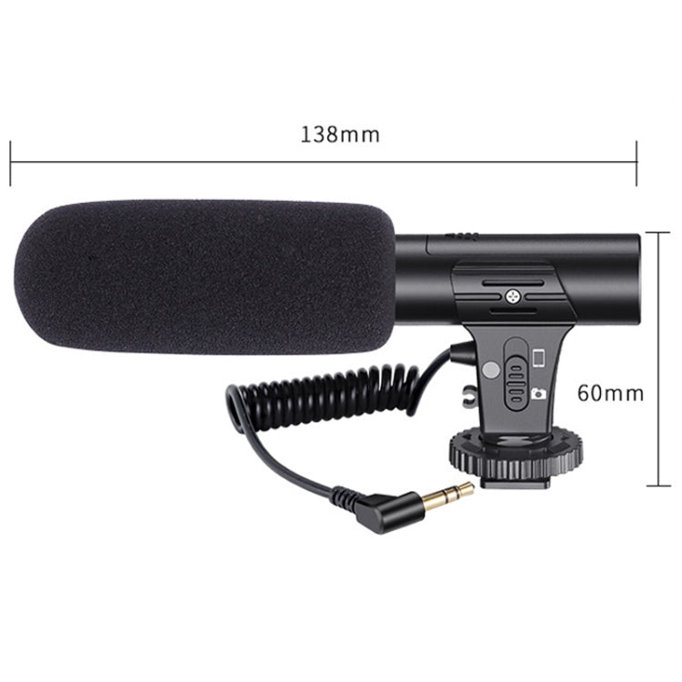 Video Recording Live Camera Mobile Conference Recording Microphone(Black) - Microphone by PMC TechLife | Online Shopping South Africa | PMC TechLife | Buy Now Pay Later Mobicred