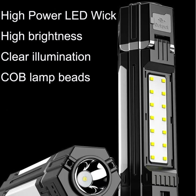 Outdoor Camping Light Folding Lighting Hangable Work Lights Multi-Function Emergency Lights 3000mAh - Camping Lighting by PMc TechLife | Online Shopping South Africa | PMc TechLife | Buy Now Pay Later Mobicred