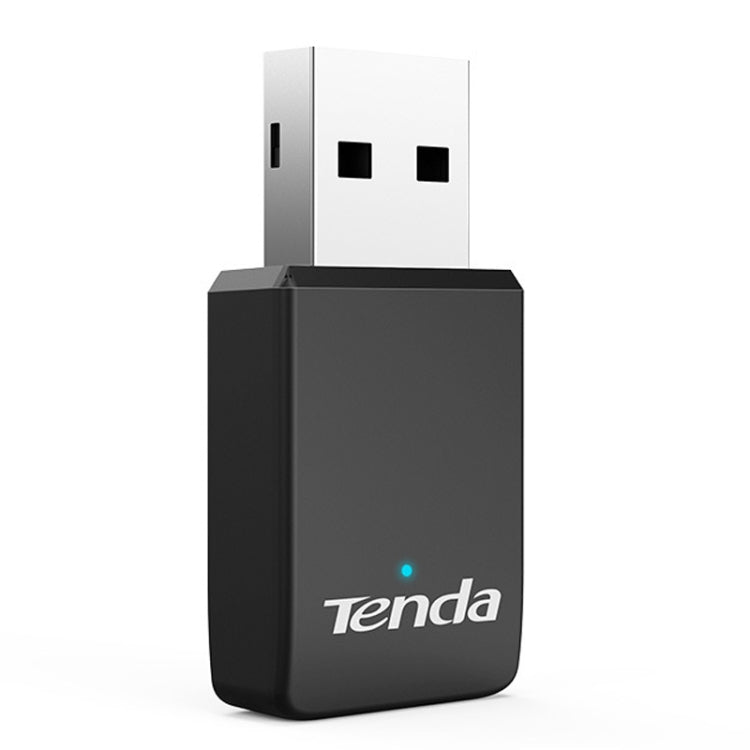 Tenda U9 650Mbs Drive-Free USB Wireless Network Card 5G Dual Band Desktop Laptop WiFi Receiver - USB Network Adapter by Tenda | Online Shopping South Africa | PMC Jewellery