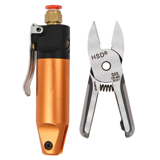 HSD HS-5+S2S Cut Metal Set 2 In 1 Pneumatic Snip Plier Cutting Metal Plastic Model Scissor Tool - Pliers by HSD | Online Shopping South Africa | PMC Jewellery | Buy Now Pay Later Mobicred