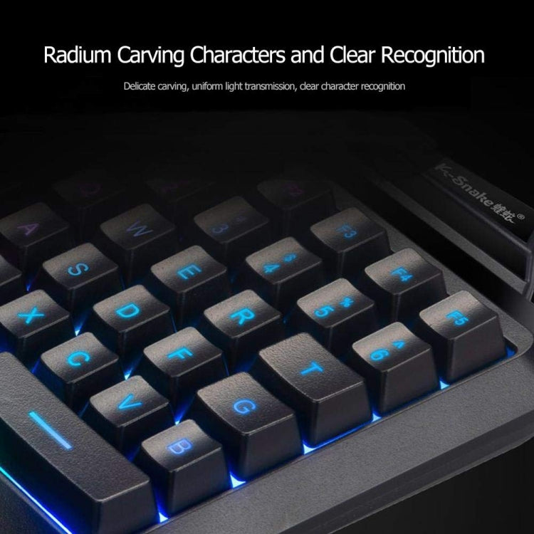 K-Snake G92 Single Small Keyboard Mobile Games Luminous Robotic Machine Sensory Game Keyboard(Black) - Mini Keyboard by K-Snake | Online Shopping South Africa | PMC Jewellery | Buy Now Pay Later Mobicred