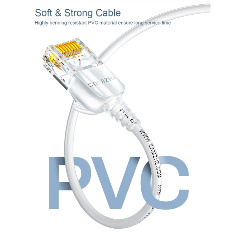 SAMZHE Cat6A Ethernet Cable UTP Network Patch Cable 5m(Black) - Lan Cable and Tools by SAMZHE | Online Shopping South Africa | PMC Jewellery | Buy Now Pay Later Mobicred