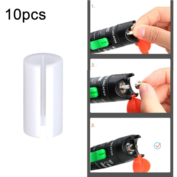 10pcs 7mm Ceramic Core Replacement Parts For Fiber Optic Visual Fault Locator - Adapter by PMC TechLife | Online Shopping South Africa | PMC TechLife