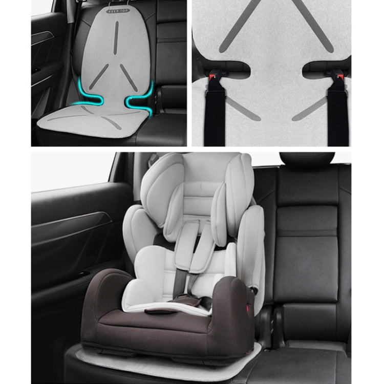 KEEP TOP Car Child Safety Seat Anti-Slip Thickened Anti-Wear Protective Pad(Gray) - Seat Accessories by KEEP TOP | Online Shopping South Africa | PMC Jewellery | Buy Now Pay Later Mobicred