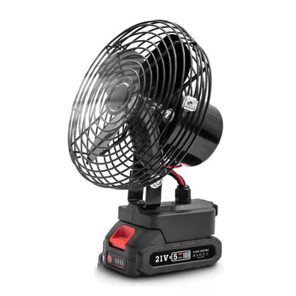 HILDA Portable Powerful Fan Outdoor Hair Dryer, With EU Plug Adaptor, Style: 8 inch With 1 Battery (3000mAh) - Electric Fans by HILDA | Online Shopping South Africa | PMC Jewellery | Buy Now Pay Later Mobicred