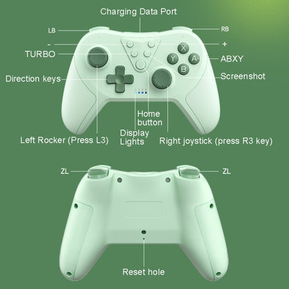 EasySMX T37 Wireless Joysticks Game Controller For Switch / Switch OLED / Switch Lite / PC(Green) - Gamepads by EasySMX | Online Shopping South Africa | PMC Jewellery | Buy Now Pay Later Mobicred