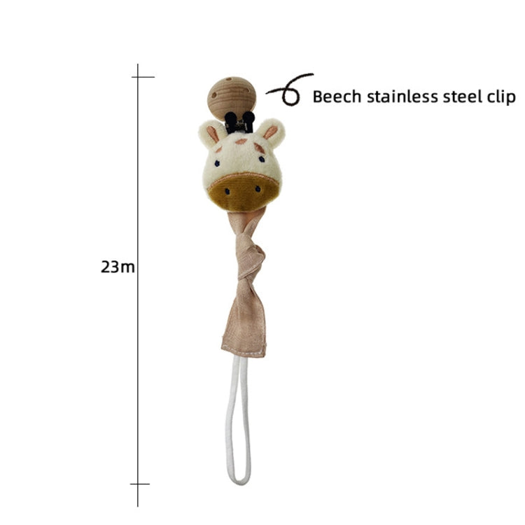 Animal Head Pacifier Chain Newborn Pacifier Clip, Style: Fox - Cups & Silicone Nipple by PMC TechLife | Online Shopping South Africa | PMC TechLife | Buy Now Pay Later Mobicred
