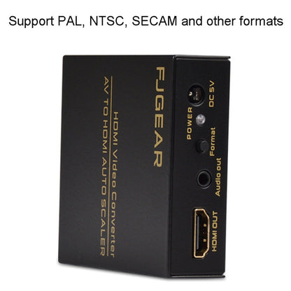 FJGEAR FJ-AH1308 AV To HDMI Converter With Auto Scaling - Converter by FJGEAR | Online Shopping South Africa | PMC Jewellery | Buy Now Pay Later Mobicred