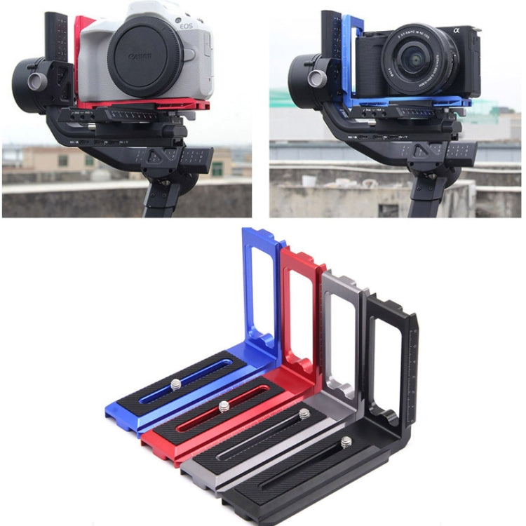 Universal Camera L Shape Bracket Quick Release Plate for Camera RSC2 / RS3 Stabilizers, Spec: L-440 Blue - L-Bracket by PMC TechLife | Online Shopping South Africa | PMC TechLife | Buy Now Pay Later Mobicred
