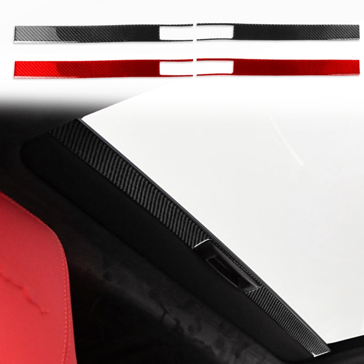 For Jaguar F-TYPE 2013+ Universal Sunroof Handle Sticker For Left And Right Drive(Red) - Car Interior Mouldings by PMC Jewellery | Online Shopping South Africa | PMC Jewellery | Buy Now Pay Later Mobicred