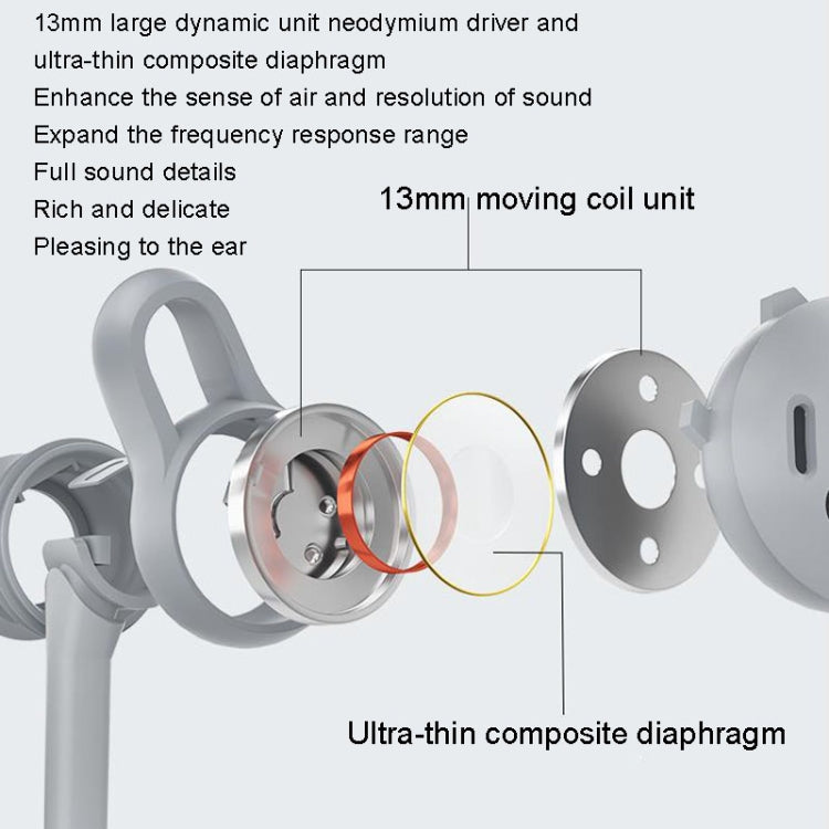 Lenovo ThinkBook UC100 Neckband Dual Wireless Bluetooth Earphone Cell Phone Computer Simultaneous Connection - Neck-mounted Earphone by Lenovo | Online Shopping South Africa | PMC Jewellery | Buy Now Pay Later Mobicred