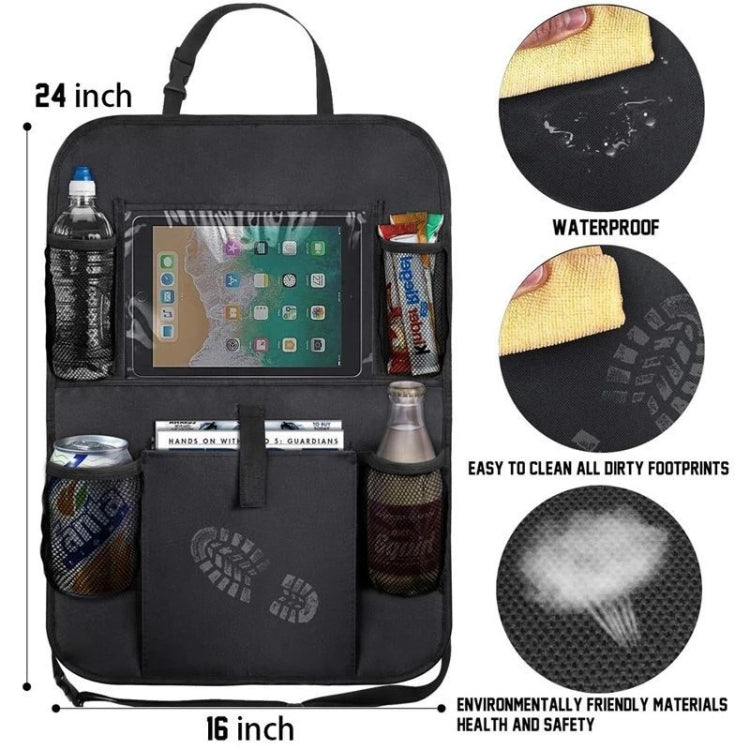 Car Seatback Organiser Storage Hanging Bag(Black) - Stowing Tidying by PMC TechLife | Online Shopping South Africa | PMC TechLife