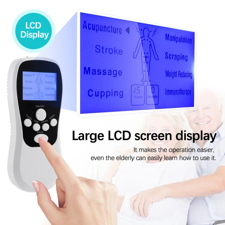 Multifunctional Low Frequency Pulse Meridian Physiotherapy Massage Instrument, Color: Blue Upgrade - free shipping - PMC TechLife - Order now!