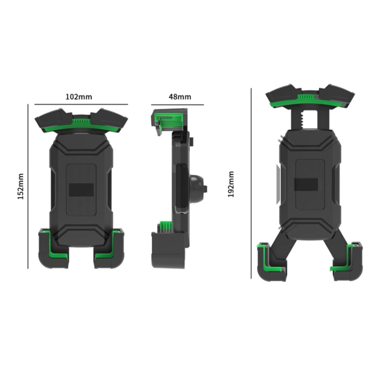 Shockproof Navigation Bracket for Motorcycle and Bicycle Mobile Phone, Random Color Delivery, Style: 2393J3 - Holder by PMC Jewellery | Online Shopping South Africa | PMC Jewellery | Buy Now Pay Later Mobicred