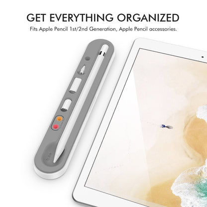 AahStyle PT121 For Apple Pencil 1 / 2 Magnetic Storage Convenient Pen Box(White) - Pencil Accessories by AahStyle | Online Shopping South Africa | PMC Jewellery | Buy Now Pay Later Mobicred