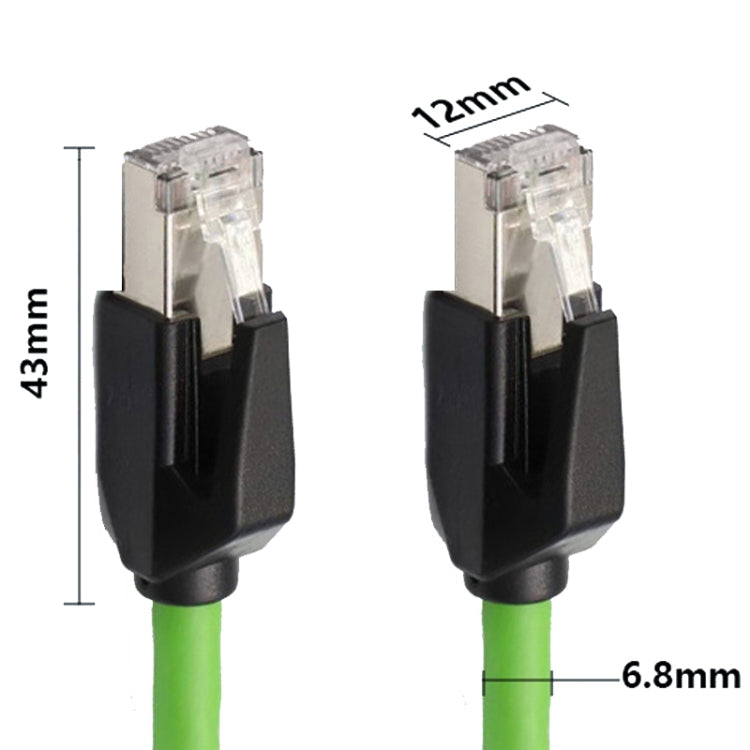 25m CAT6 Double Shielded Gigabit Industrial Cable Vibration-Resistant And Highly Flexible Drag Chain Cable - Lan Cable and Tools by PMC TechLife | Online Shopping South Africa | PMC TechLife