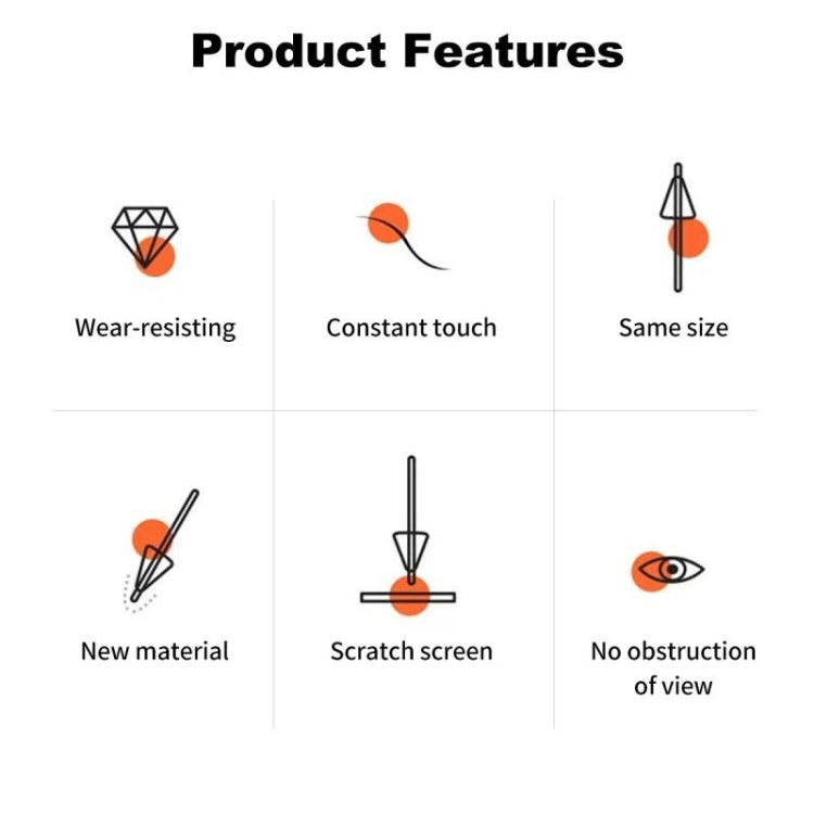 For Xiaomi Pad 6 / 6 Pro Tablet Stylus Replacement Tip Nib, Spec: Needle  White - Pencil Accessories by PMC TechLife | Online Shopping South Africa | PMC TechLife