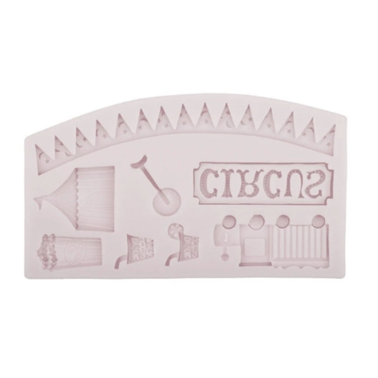 Circus Themed Clown Animal Silicone Mold Baking Cake Decoration Mold, Spec: A822 Gray - Food Molds by PMC TechLife | Online Shopping South Africa | PMC TechLife