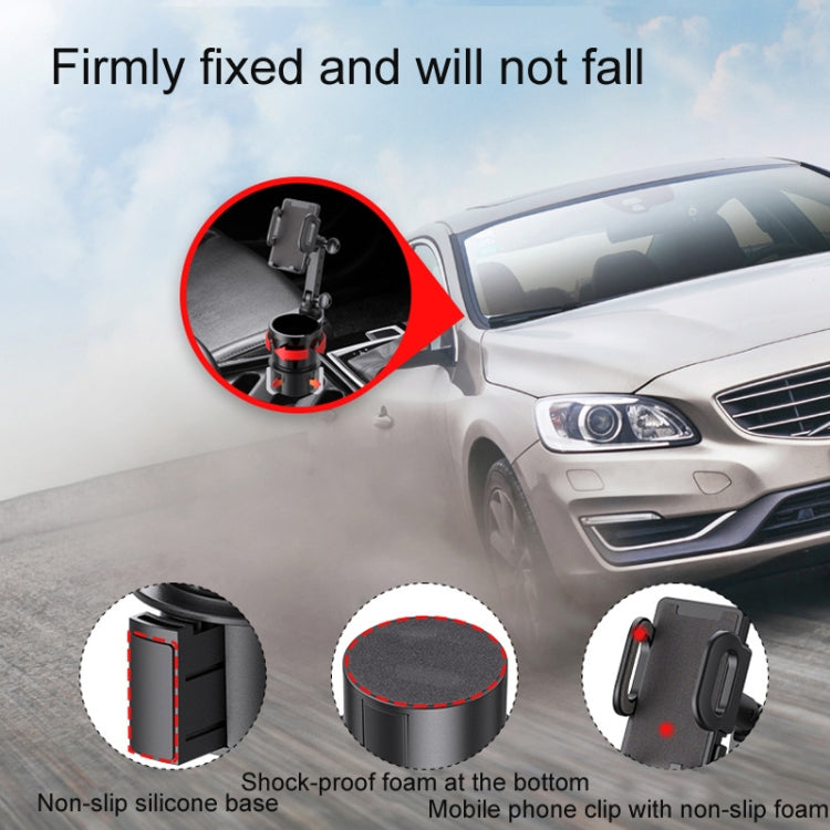 2 in 1 Car Mobile Phone Holder Multifunctional Water Cup Beverage Holder(SD-1055) - Car Drink Holders by PMC TechLife | Online Shopping South Africa | PMC TechLife | Buy Now Pay Later Mobicred
