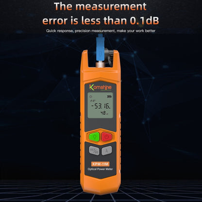 Komshine High Precision Optical Power Meter Mini Fiber Optic Light Attenuation Tester With LED, Specification: A-L/-70dBM to +6DBM - Fiber Optic Test Pen by Komshine | Online Shopping South Africa | PMC Jewellery | Buy Now Pay Later Mobicred