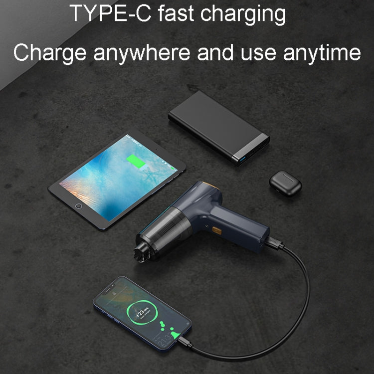 Car Vacuum Cleaner Handheld Compact Powerful Cleaning Tool For Car And Home Use(Black) - Vacuum Cleaner by PMC TechLife | Online Shopping South Africa | PMC TechLife | Buy Now Pay Later Mobicred