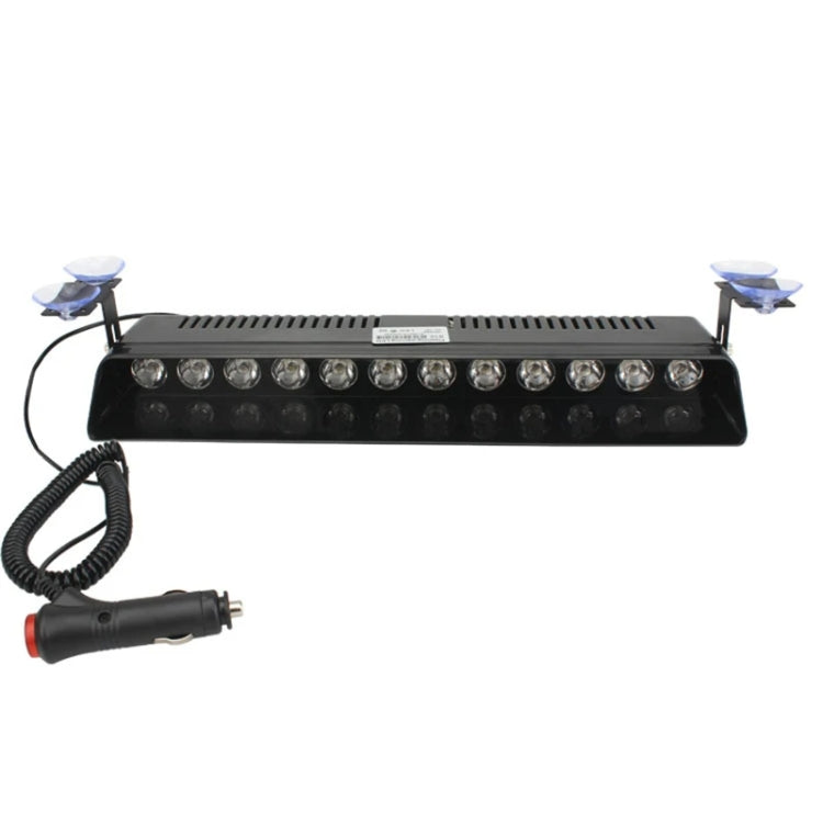 12 LED Car Front Suction Cup High Brightness Strobe Light(Red White Blue) - Warning Lights by PMC TechLife | Online Shopping South Africa | PMC TechLife | Buy Now Pay Later Mobicred