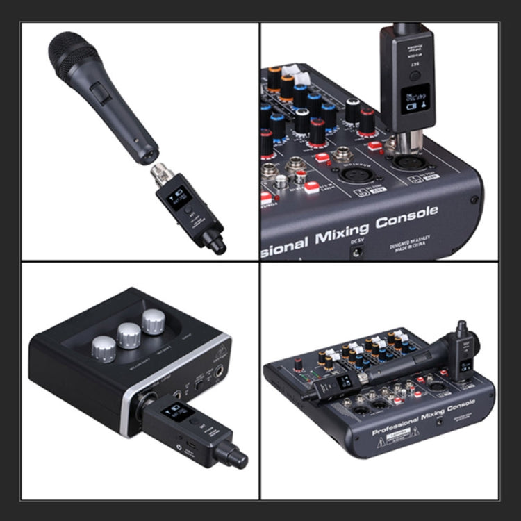 MTU-002 Microphone Wireless System UHF DSP Transmitter & Receiver Mic/Line Two Modes - Microphone by PMC Jewellery | Online Shopping South Africa | PMC Jewellery